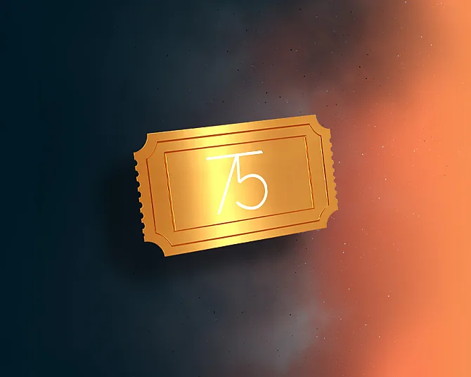 VISUEL TICKET DOR POUR EVENT 75 ans